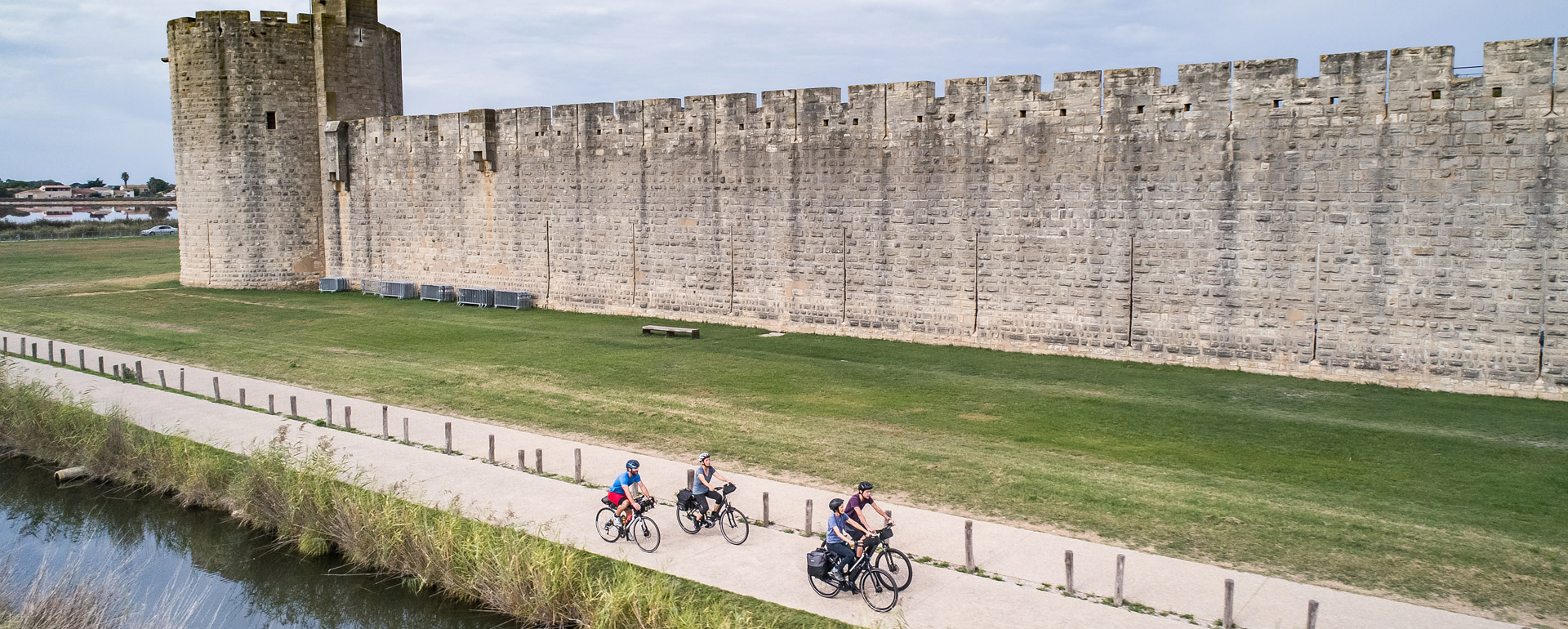 Voyage à vélo - Aigues-Mortes © Olivier Octobre / CRTL Occitanie