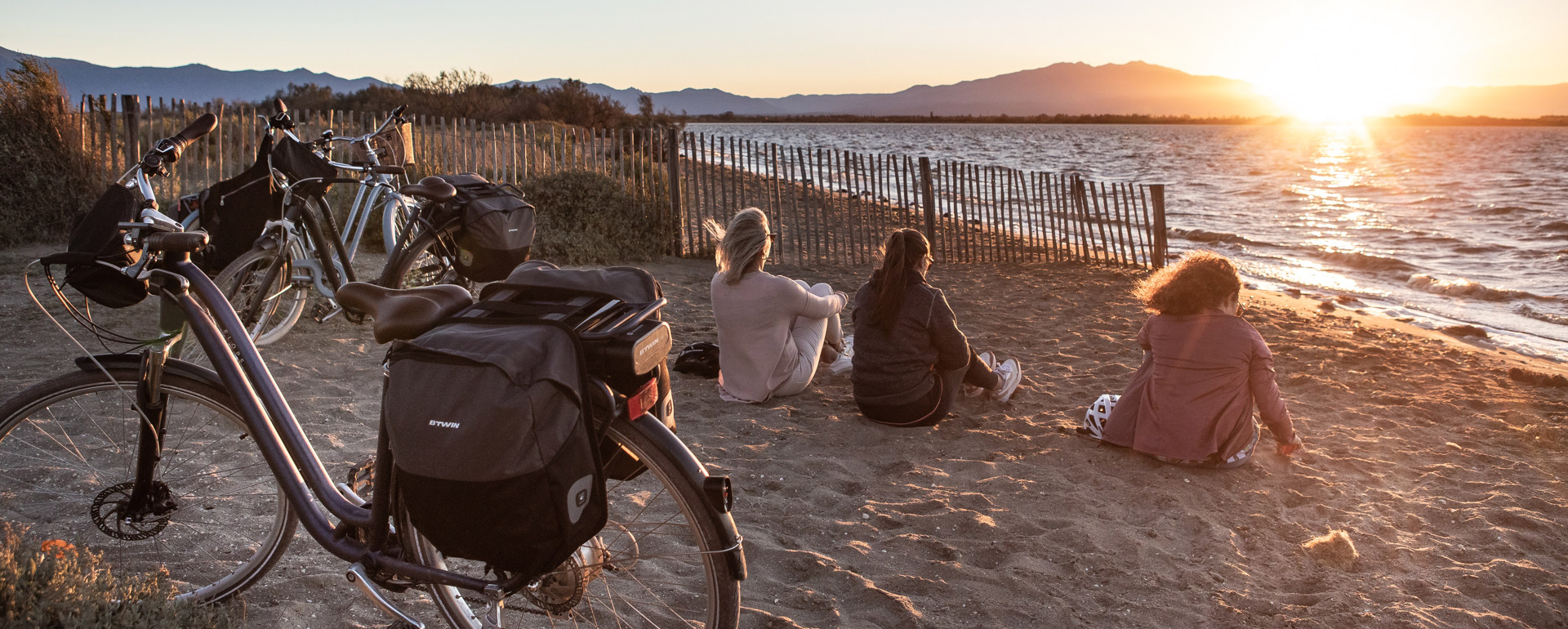 Voyage à vélo - Plage de Canet en Roussillon © Olivier Octobre / CRTL Occitanie