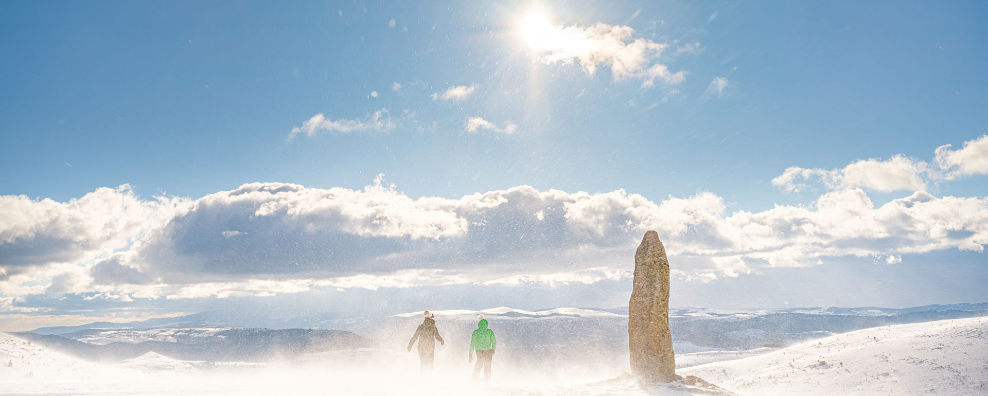 Pierre plantée - Les Bondons.