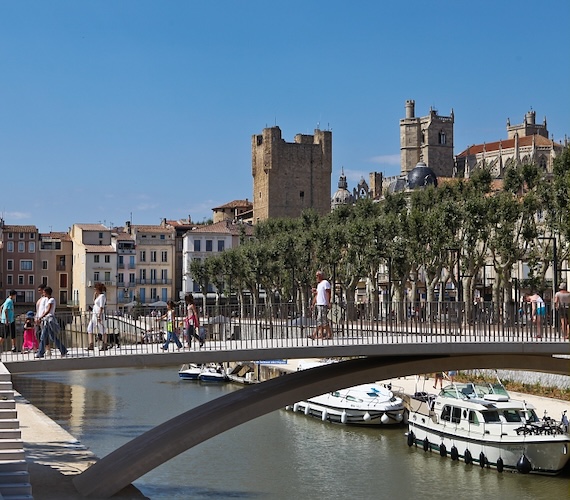 Narbonne, canal de la Robine © Laurie Biral / CRTL Occitanie
