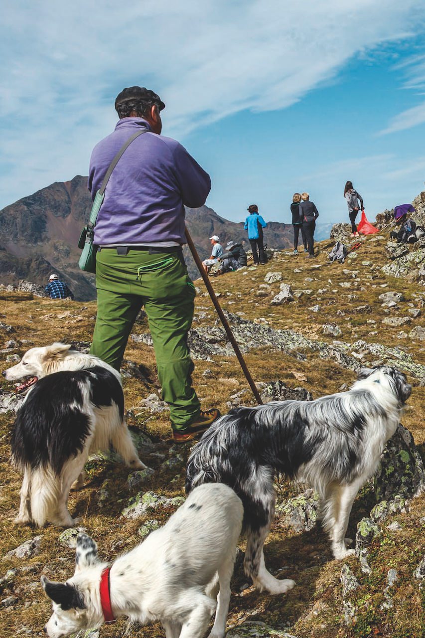 Berger au port de Bouet © Arnaud Spani / PNR Pyrénées Ariégeoises