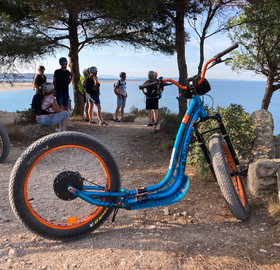 Balades et randonnées guidées en trottinette électrique tout terrain, Leucate