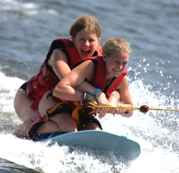 Téléski sur l’étang Leucate