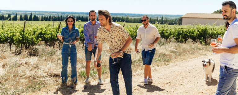 Pétanque et vignoble © Charlène Pélut / CRTL Occitanie
