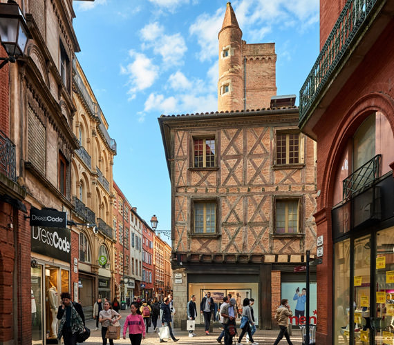 Toulouse - Rue des Changes © Dominique Viet / CRTL Occitanie Toulouse - Rue des Changes © Dominique Viet / CRTL Occitanie