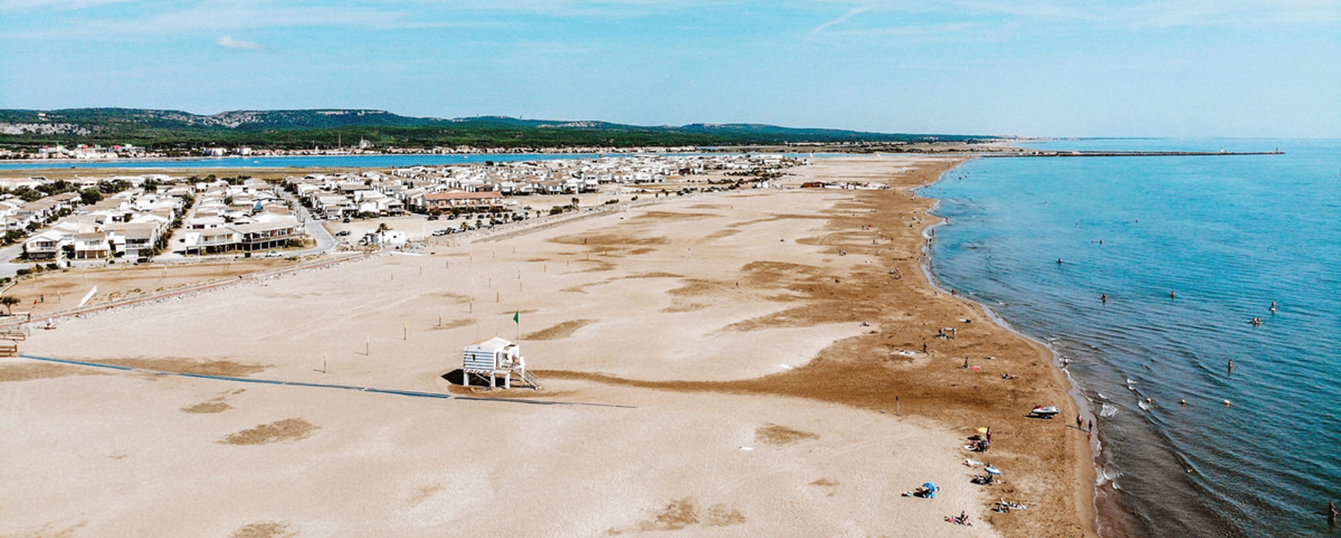 Plage des chalets, Gruissan