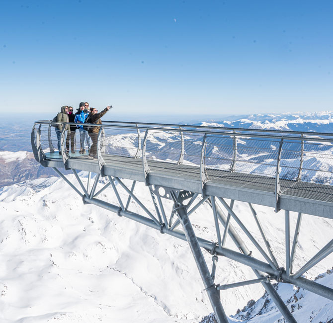 Ponton dans le ciel du Pic du Midi