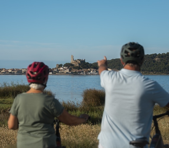 Gruissan, parcours autour de l'étang © Julien Bru