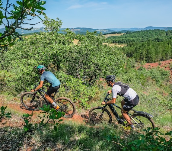 Parcours vélo Loubière VTT © V. Govignon