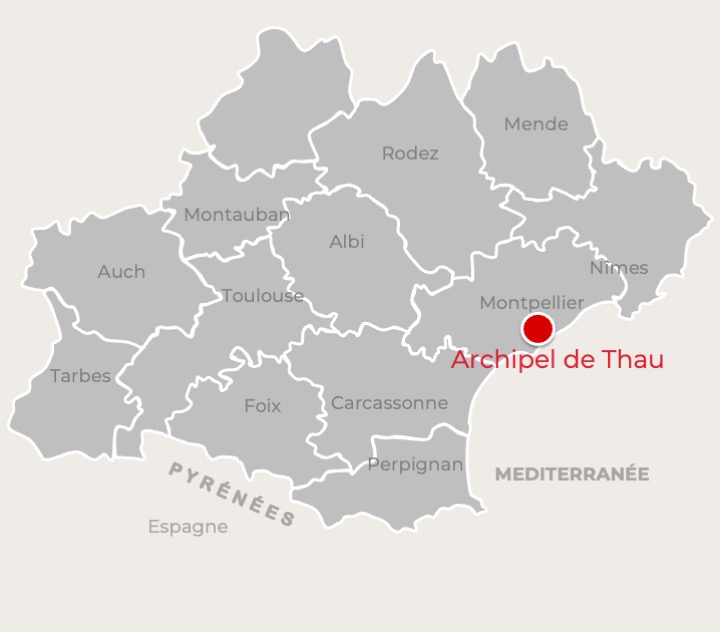 Cartographie Archipel de Thau Terre de Vélo