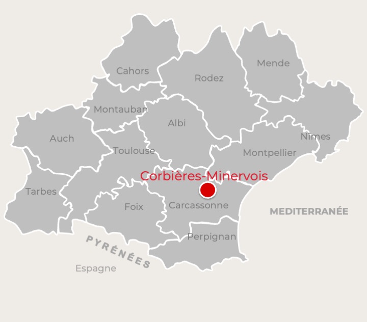 Carto Corbières-Minervois