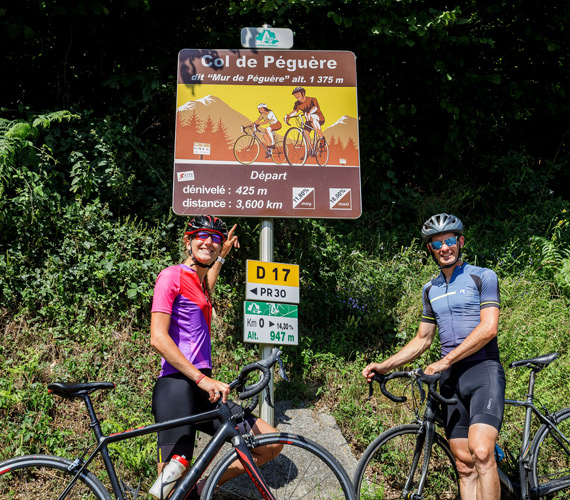 Col de Péguère à vélo © Stéphane Meurisse / Ariège Pyrénées Tourisme