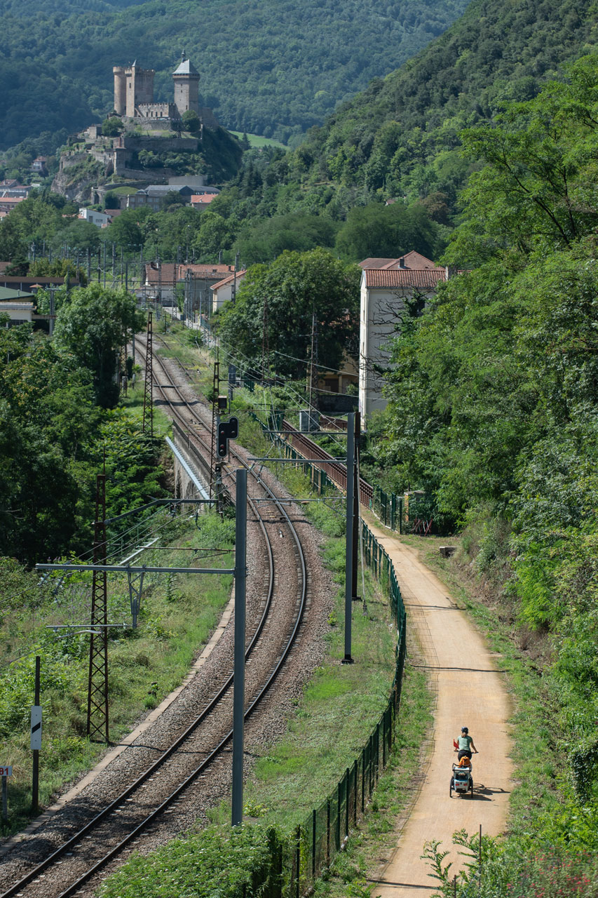 Voie verte Foix © Gaillard Munsch / Ariège Pyrénées Tourisme