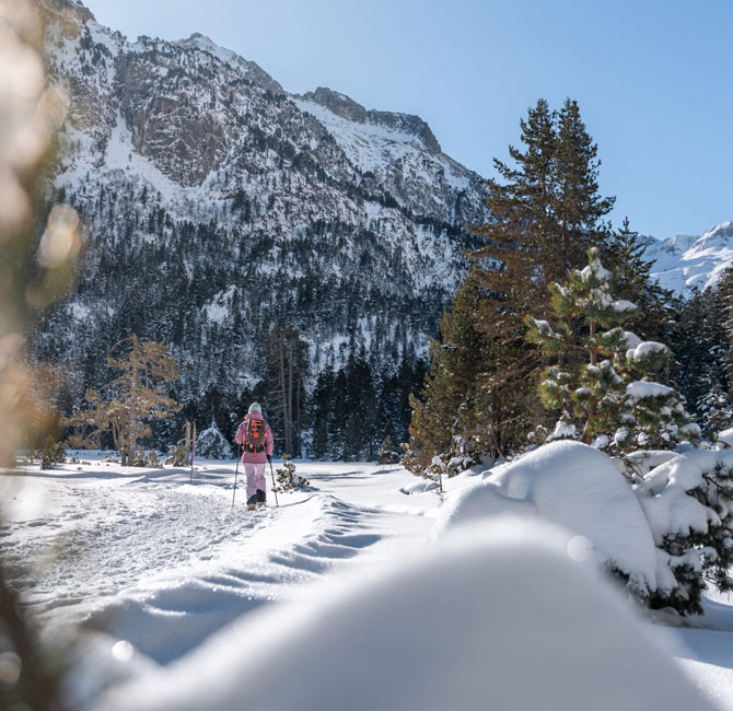 Raquettes plateau du Cayan, Cauterets