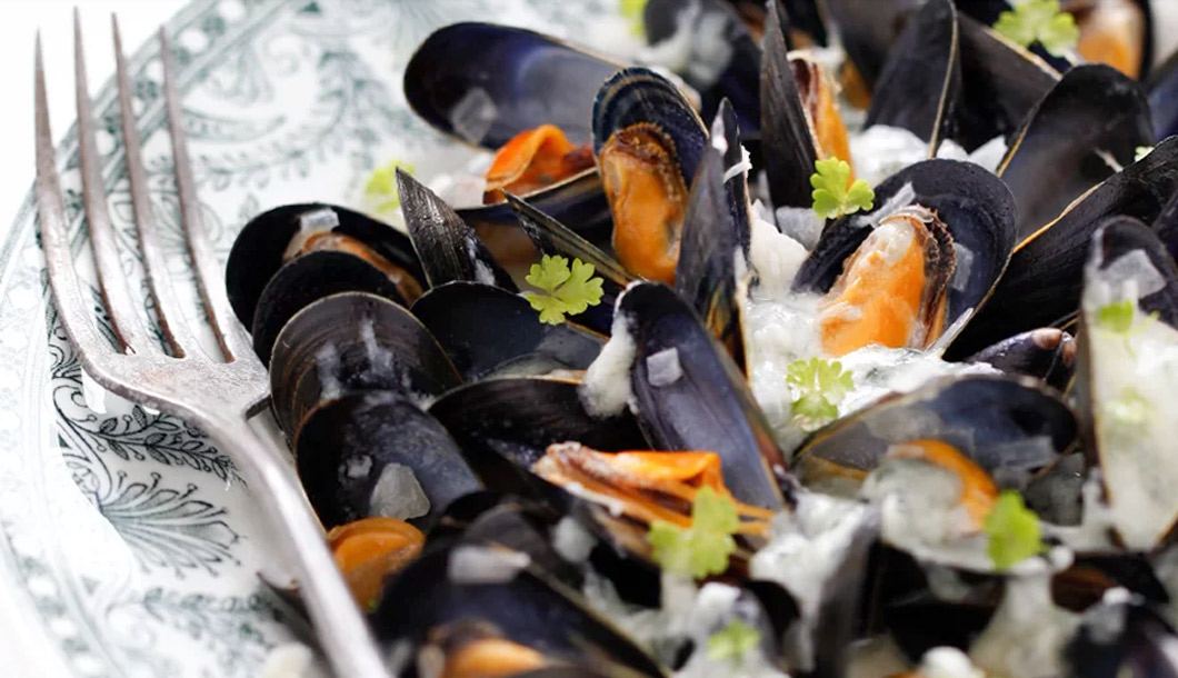 Moules au Roquefort © Roquefort Société