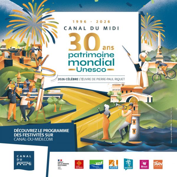 Programme des 30 ans de l'inscription du canal du Midi à l'UNESCO